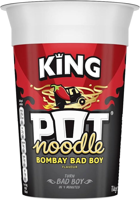 KING POT NOODLE BOMBAY BAD BOY