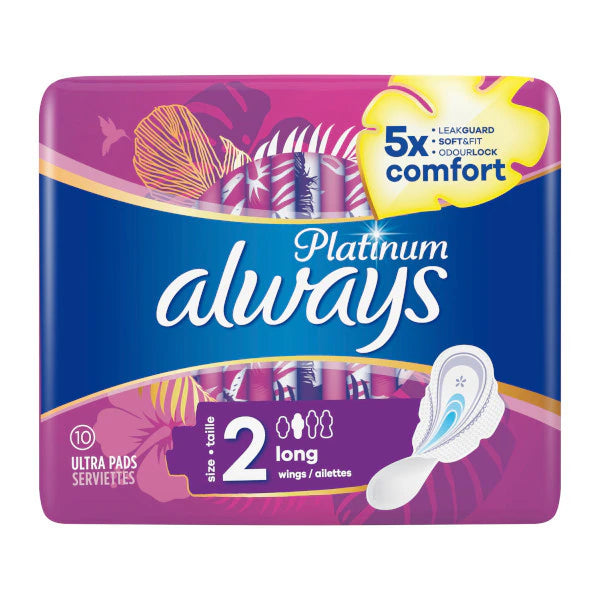 ALWAYS PLATINUM PADS LONG PLUS