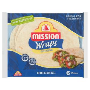 MISSION PLAIN TORTILLA WRAPS