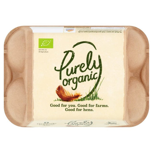 PURELY ORGANIC 6MW FREE RANGE ORGANIC EGGS