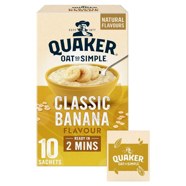 QUAKER OAT SO SIMPLE PORRIDGE BANANA 10PK (10X34.8G)