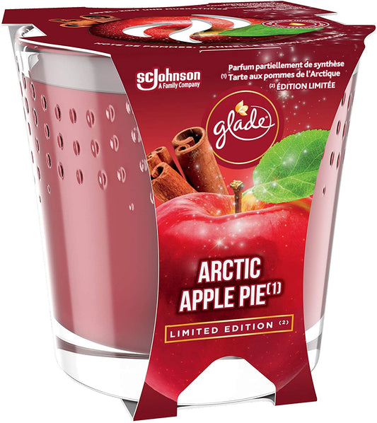 GLADE CANDLE ARCTIC APPLE PIE 129G