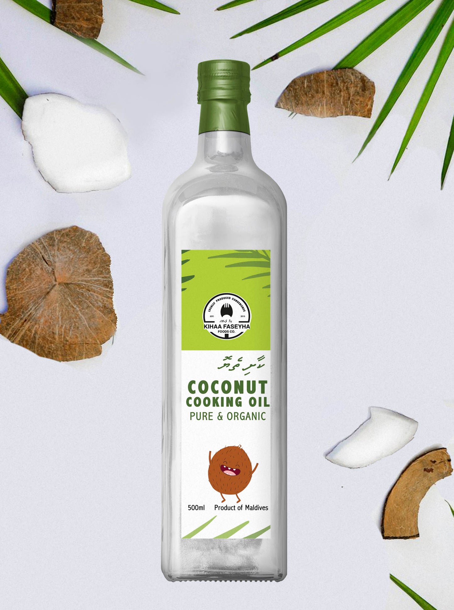 Kihaa Faseyha Coconut Cooking Oil 500ml