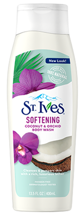 St Ives Softening Coconut & Orchid Body Wash 400ml