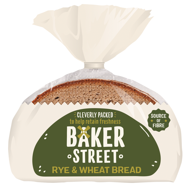 BAKER ST SLICED SEEDED RYE BREAD